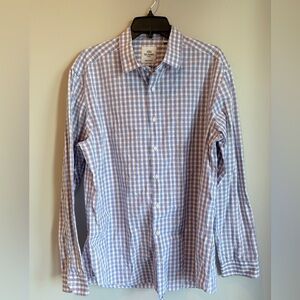 Men's Ben Sherman Tailored Slim Fit button front dress shirt Size 17 34-35